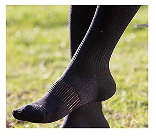 Copper Fit Unisex Compression Sock, Choose Size and Pairs (2, Large/X-Large), Black