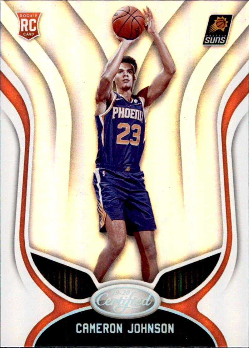 2019-20 Panini Certified #160 Cameron Johnson Phoenix Suns Rookie Basketball Card