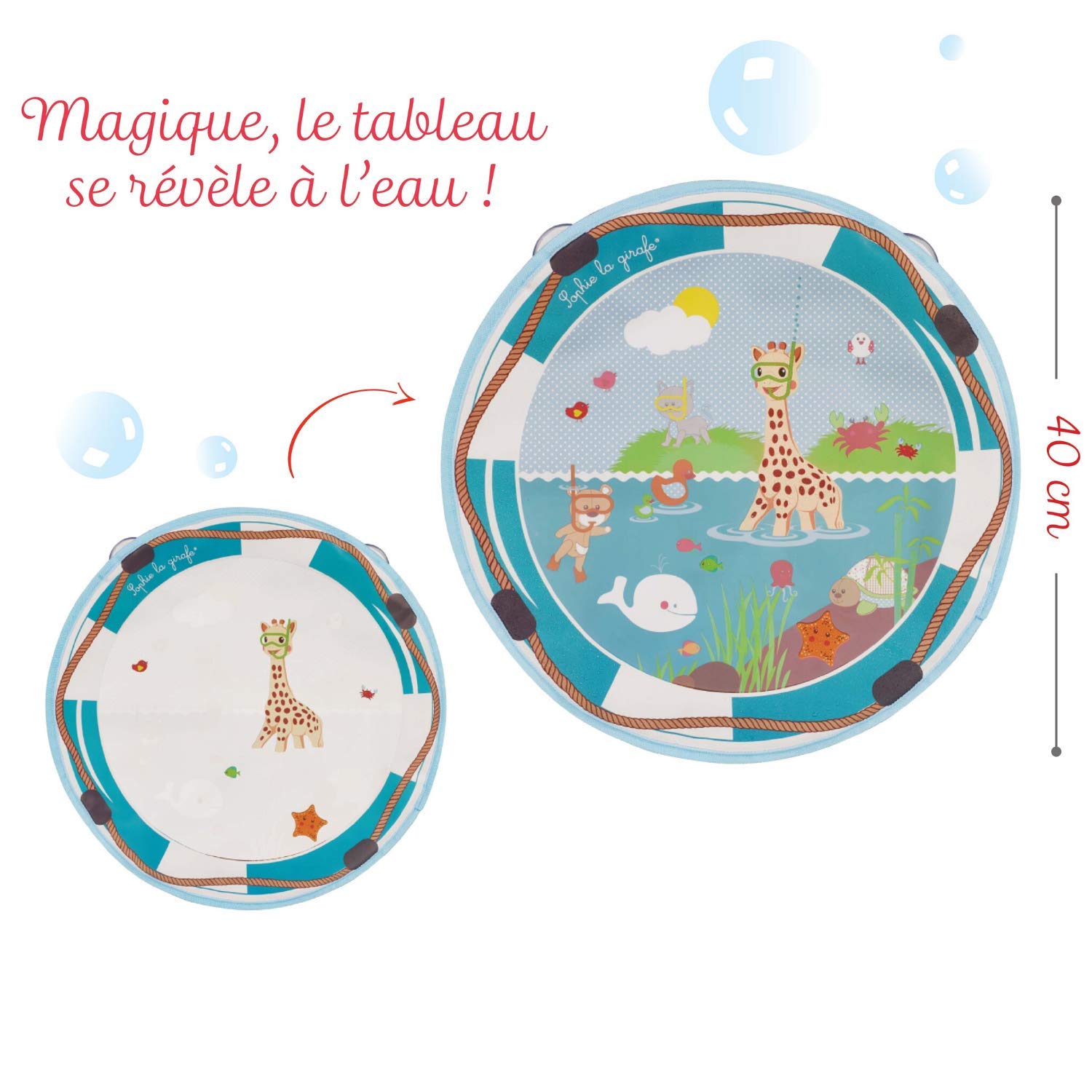 Sophie La Girafe- Magik Splash Board, 523519