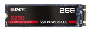 emtec x250 power plus m.2 sata ssd (256gb)