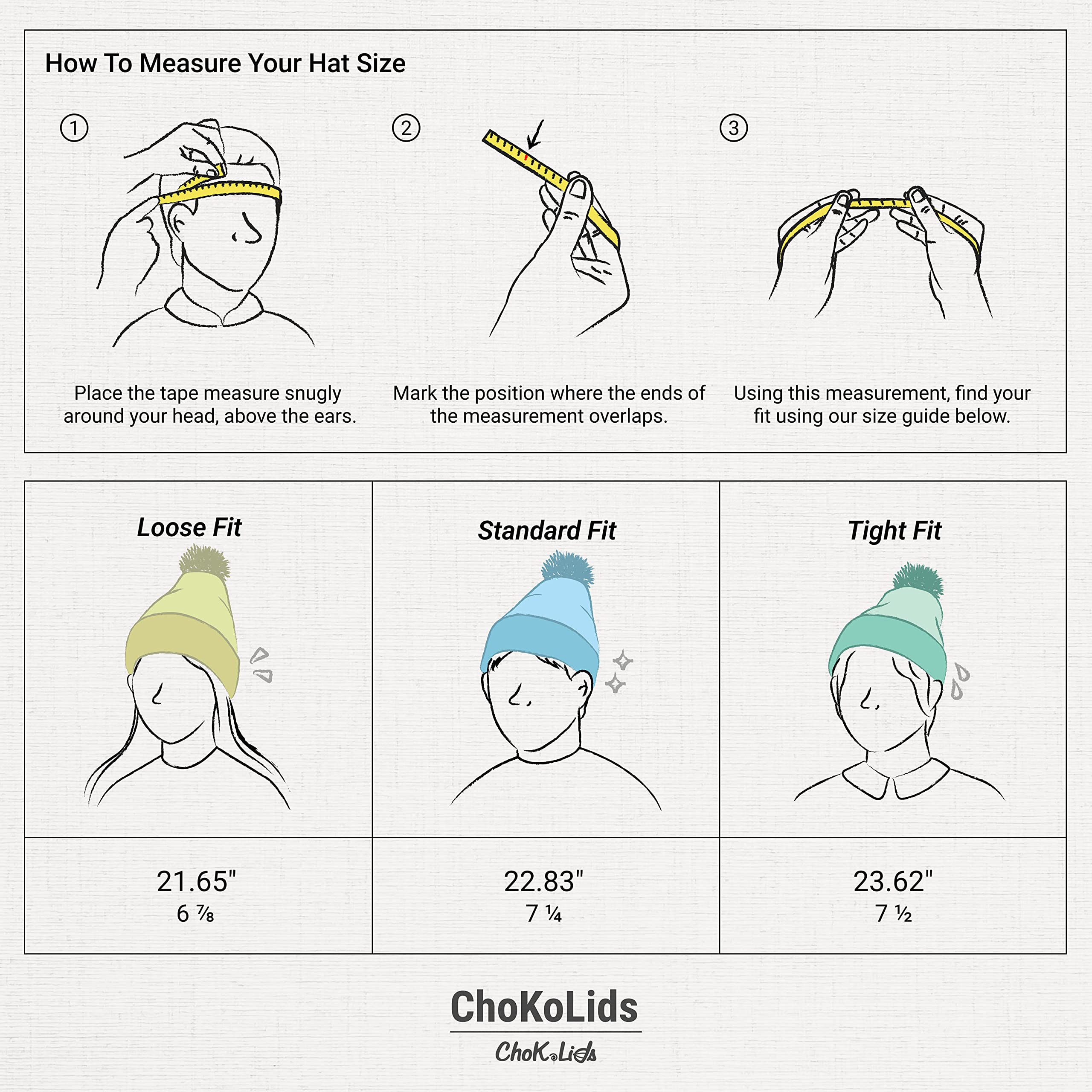 CHOK.LIDS Plain Color Stripe Beanies for Men and Women Soft Acrylic Knit Cuffed Beanie Cap Winter Hat Outdoor (White)