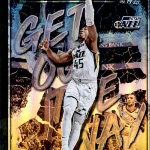 2019-20 Panini Hoops Get Out the Way Holo #6 Donovan Mitchell Utah Jazz Basketball Card