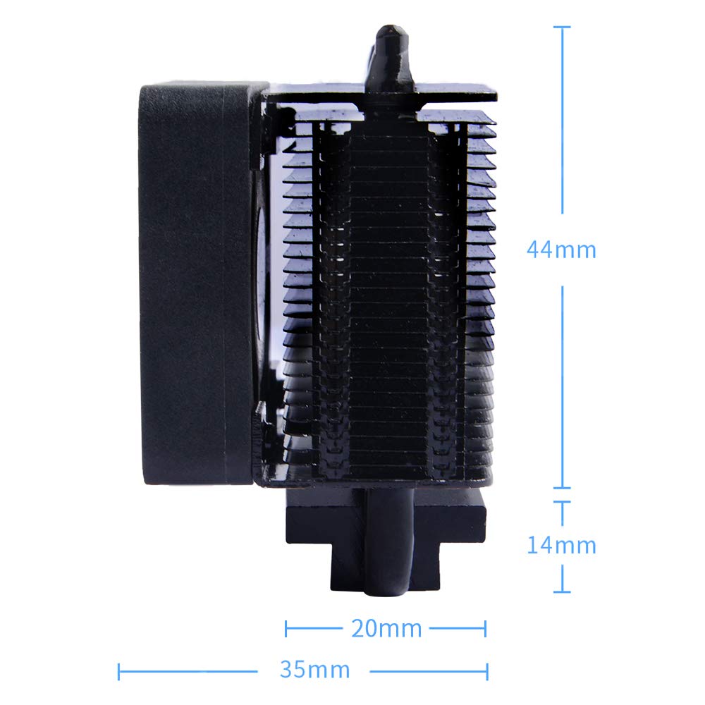 GeeekPi ICE Tower Cooler for Raspberry Pi 4, Pi 4 RGB Cooling Fan with Aluminum Heatsink for Raspberry Pi 4 Model B