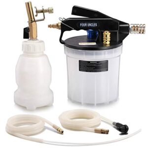 four uncles 2l vacuum brake bleeder - vacuum brake bleeder kit with 2l brake fluid extractor and 1l refilling bottle