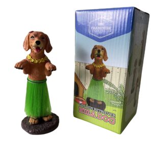 franchise figurine company hula dog dashboard doll car accessories bobblehead for van life and beach creations | german shepherd | golden retriever | labrador retriever (golden retriever)