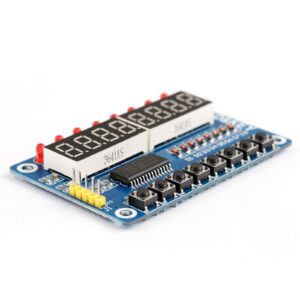 Gump's grocery 8 Bit LED 8-Bit Digital Tube 8 Keys TM1638 Display Module for AVR Arduino ARM