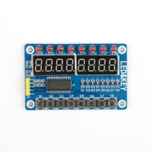 Gump's grocery 8 Bit LED 8-Bit Digital Tube 8 Keys TM1638 Display Module for AVR Arduino ARM