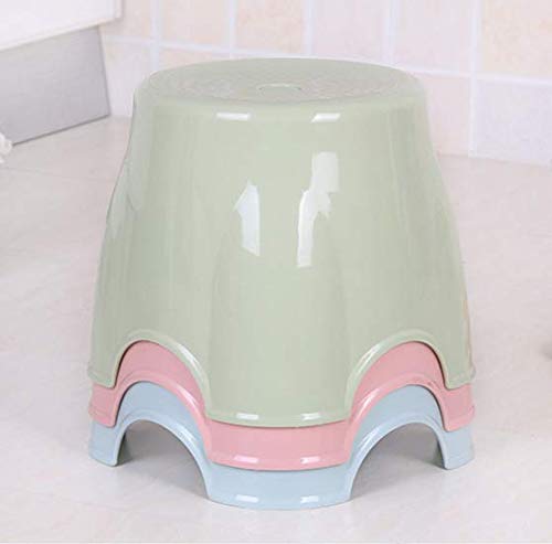 Mini Stool Step Stools Plastic Chair for Bedroom, Bathroom, Kitchen, Living Room, Office, Home, One Unit, Random Color