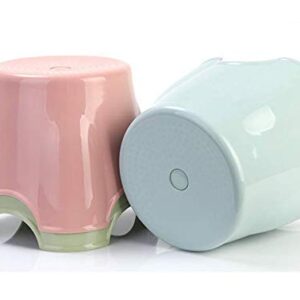 Mini Stool Step Stools Plastic Chair for Bedroom, Bathroom, Kitchen, Living Room, Office, Home, One Unit, Random Color