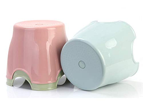 Mini Stool Step Stools Plastic Chair for Bedroom, Bathroom, Kitchen, Living Room, Office, Home, One Unit, Random Color