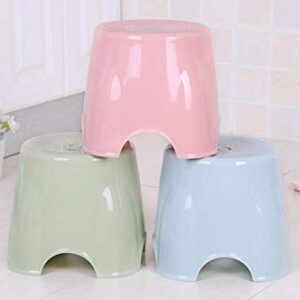 Mini Stool Step Stools Plastic Chair for Bedroom, Bathroom, Kitchen, Living Room, Office, Home, One Unit, Random Color