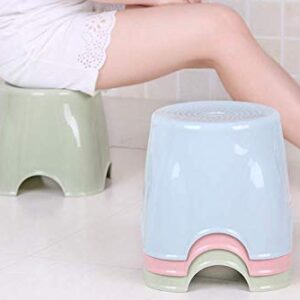 Mini Stool Step Stools Plastic Chair for Bedroom, Bathroom, Kitchen, Living Room, Office, Home, One Unit, Random Color