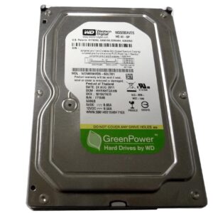 Western Digital WD5000AVDS 500GB 5400RPM 32MB Cache SATA 3.0Gb/s 3.5inch Internal Hard Drive (for Desktop PC, Surveillance Storage) (Renewed)