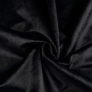 Tableclothsfactory 90 x 156 Inch Black Rectangle Tablecloth - Premium Velvet Table Cloth for Wedding, Party, Banquet, and Events