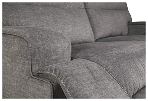 Signature Design by Ashley Coombs Contemporary 2 Seat Power Reclining Sofa, Gray