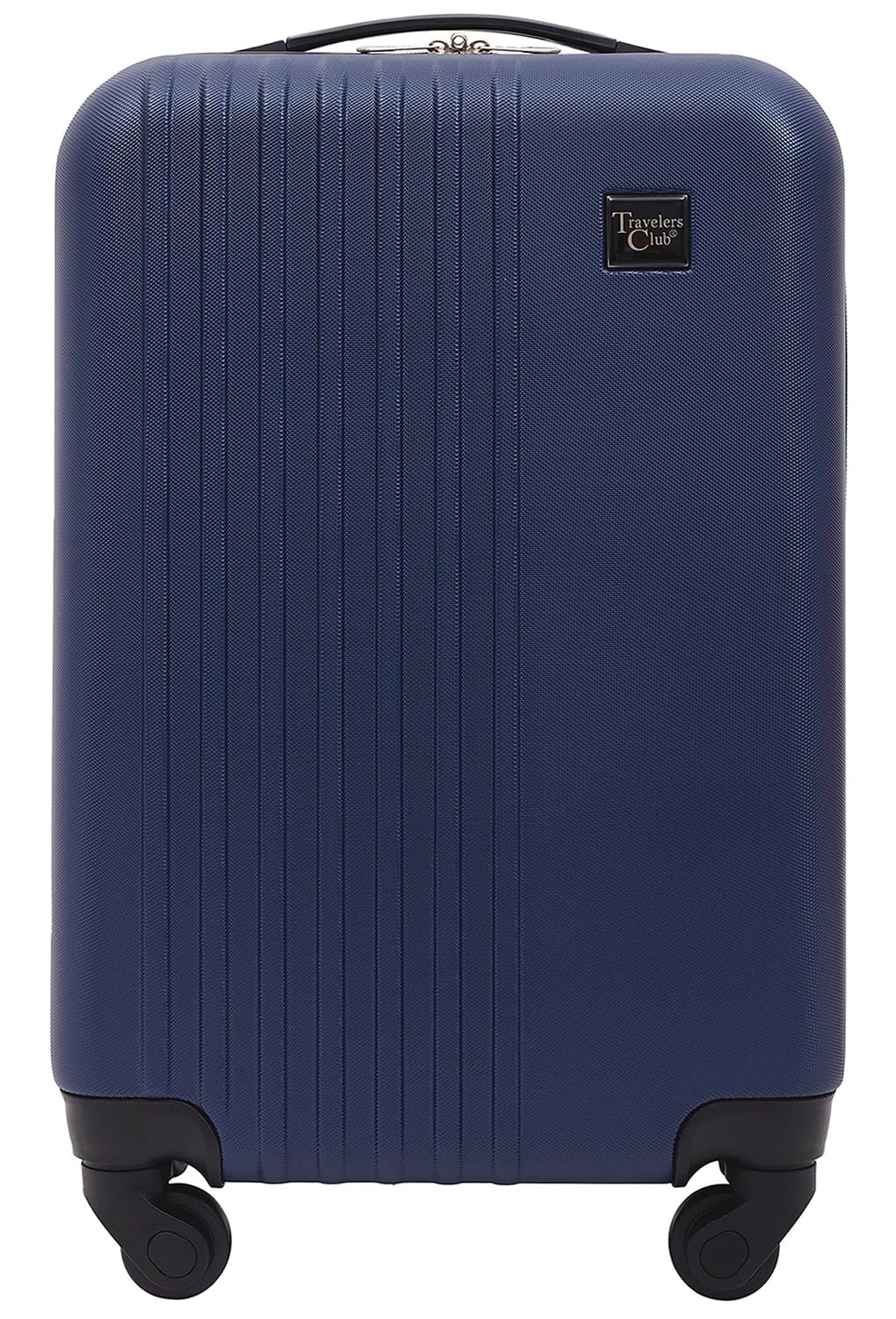 Travelers Club Cosmo Hardside Spinner Luggage, Navy Blue, Carry-On 20-Inch