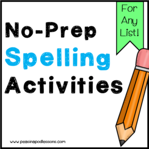 spelling activities for any list of words | word work worksheets