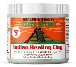 aztec secret– indian healing clay 1 lb – deep pore cleansing facial & body mask – the original 100% natural calcium bentonite clay – new version 2