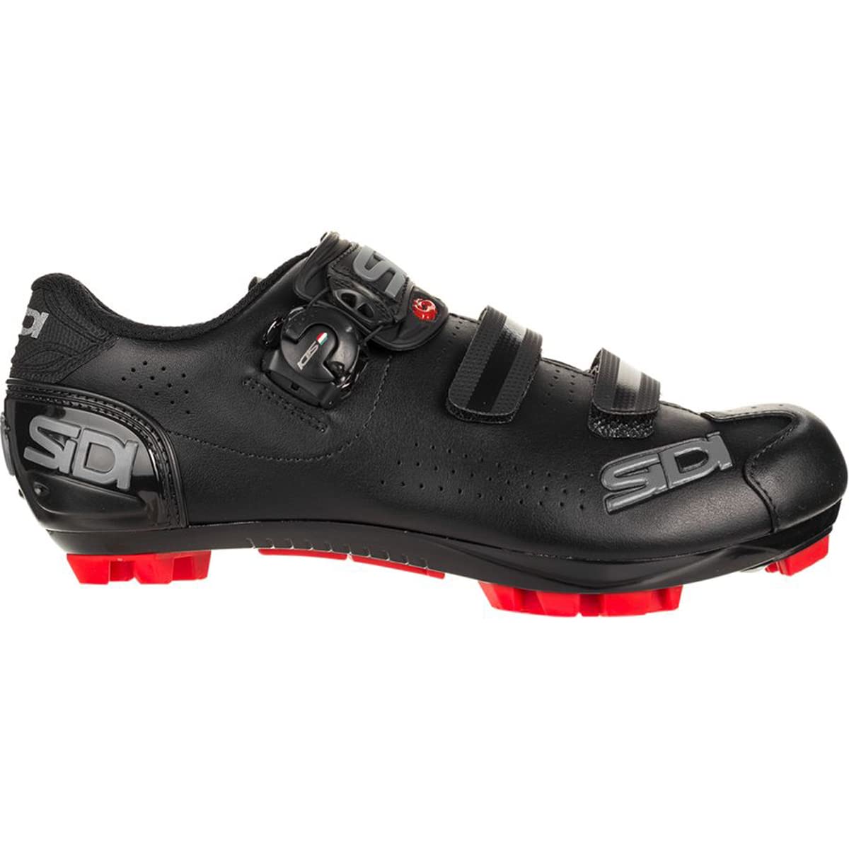 Sidi Men's Trace 2 Cycling Shoes, Black/Black, 8