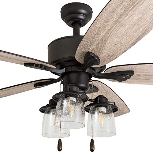 Prominence Home 51154-01 Enna Ceiling Fan, 52, Bronze