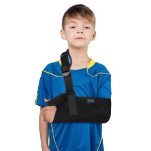 yosoo health gear arm sling for kid, arm support sling shoulder sling lightweight, kids shoulder immobilizer for shoulder injury broken arm wrist elbow, left or right arm