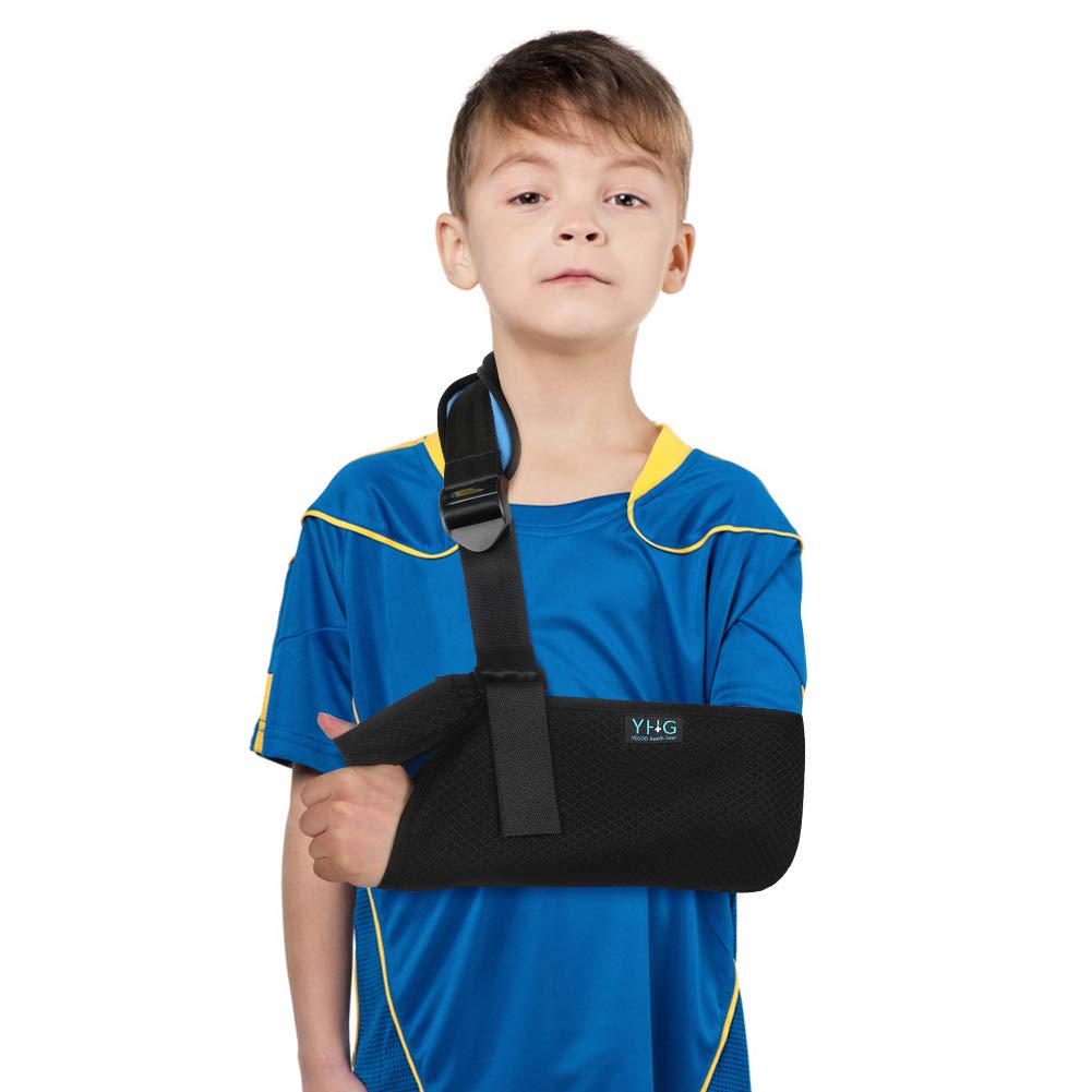 Yosoo Health Gear Arm Sling for Kid, Arm Support Sling Shoulder Sling Lightweight, Kids Shoulder Immobilizer for Shoulder Injury Broken Arm Wrist Elbow, Left or Right Arm