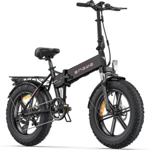 engwe 750w folding electric bike for adults 20" 4.0 fat tire mountain beach snow bicycles aluminum electric scooter 7 speed gear e-bike with detachable lithium battery 48v 13ah up to 28mph 75mile