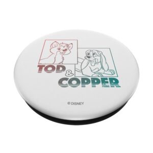 Disney The Fox and the Hound Tod & Copper Gradient PopSockets Standard PopGrip