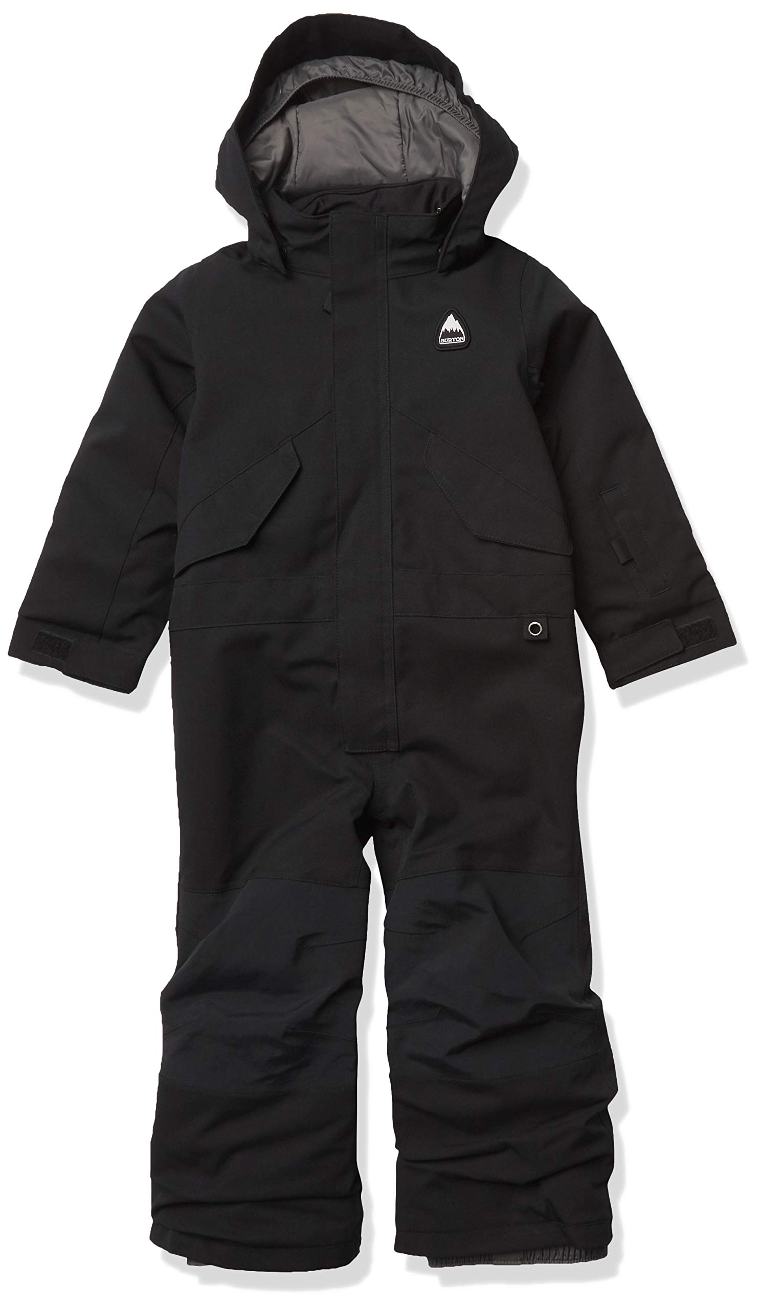 Burton Toddlers' 2L Insulated Waterproof One Piece Snowsuit (True Black, 4T)