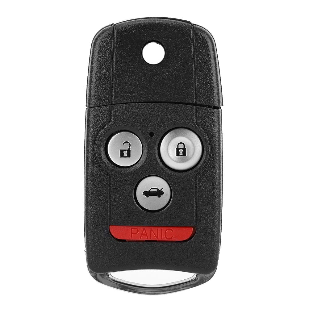 Key Fob Case, 3+1 Button Car Keyless Remote Flip Key Fob Case Cover Shell Fit for TL