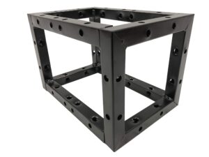 cedarslink lk-2030 12" length square 8"x8" black trussing box truss section bolt