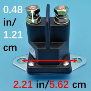 Tuzliufi Starter Solenoid Relay Compatible with 35510 109081X 109446X 109946 145673 146154 178861 192507 C266525 C33025 523146154 532109081 1685290 1686981 1752137 104-3189 117-1197 1-513075 Z399