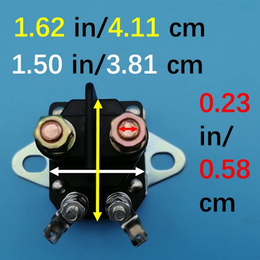 Tuzliufi Starter Solenoid Relay Compatible with 35510 109081X 109446X 109946 145673 146154 178861 192507 C266525 C33025 523146154 532109081 1685290 1686981 1752137 104-3189 117-1197 1-513075 Z399