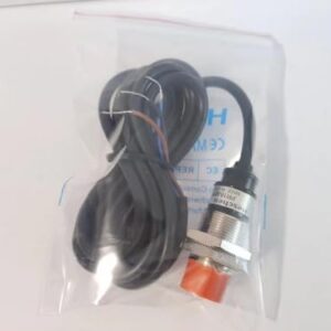 Heschen M18 Inductive Proximity Sensor Switch PR18-8DP2 Cylindrical Type Detector 8mm DC12-24V 3-Wire PNP NC(Normally Closed) CE