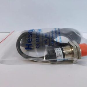 Heschen M18 Inductive Proximity Sensor Switch PR18-8DP2 Cylindrical Type Detector 8mm DC12-24V 3-Wire PNP NC(Normally Closed) CE