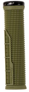 lizard skins unisex's single-sided lock-on machine handlebar grips, olive green, one size