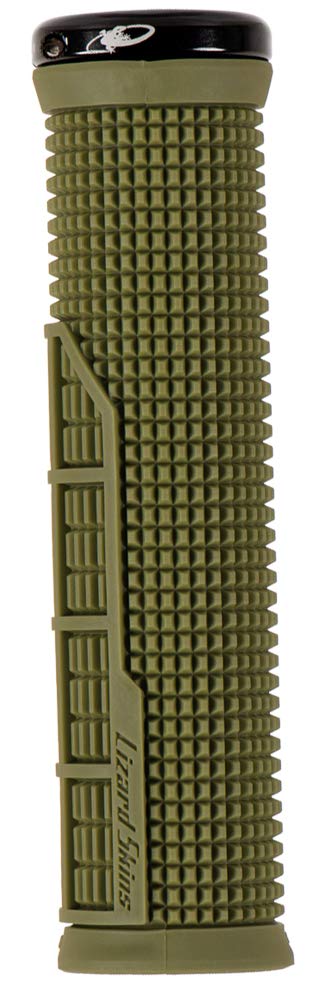 Lizard Skins Unisex's Single-Sided Lock-On Machine Handlebar Grips, Olive Green, One Size