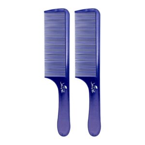 JOHNNY B. Get Faded Anti-Static Heat Resistant Professional Hair Combs, 2-Pack Set