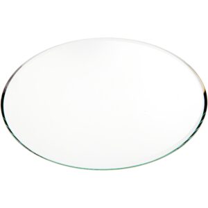 plymor round 3mm beveled glass mirror, 6 inch x 6 inch (pack of 6)