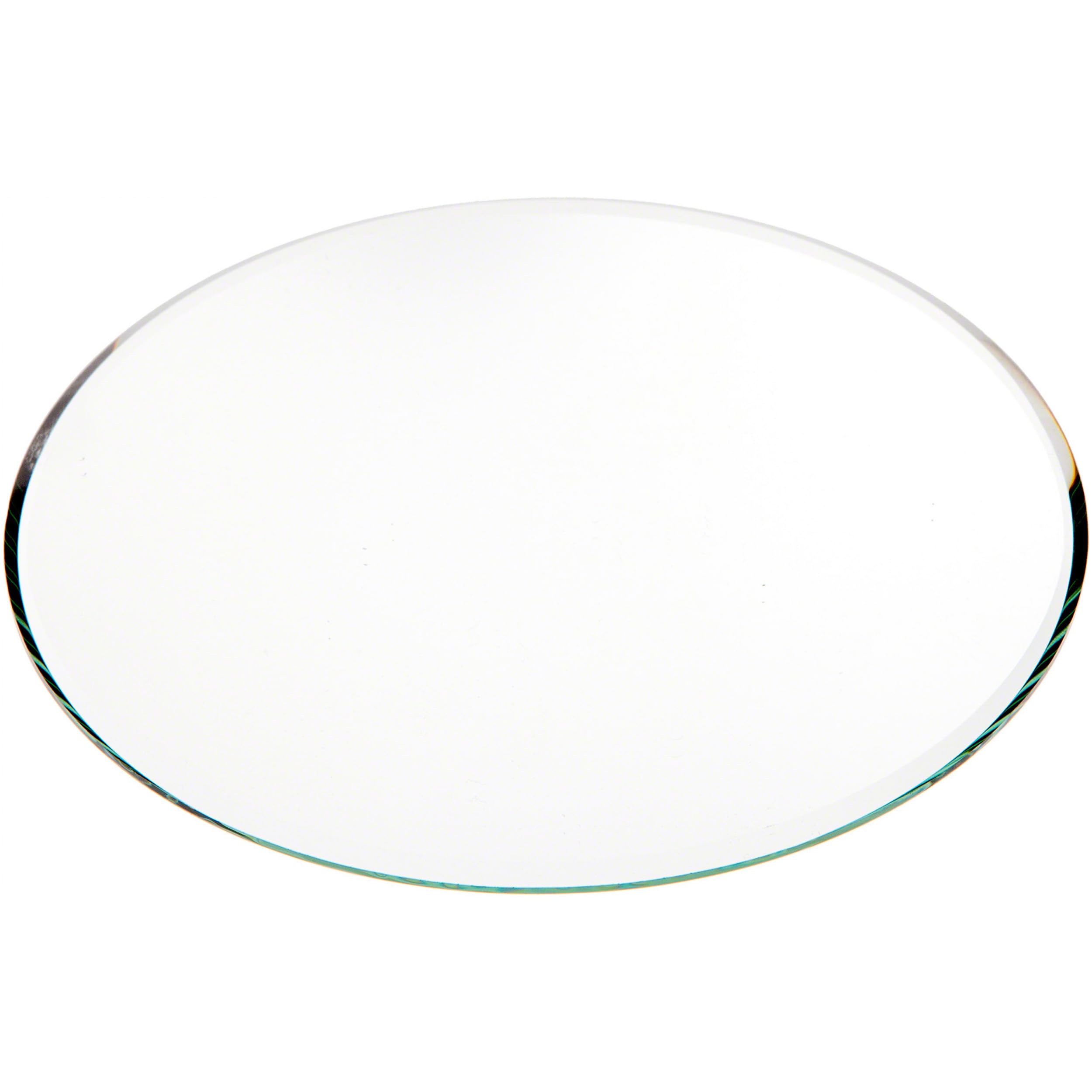 Plymor Round 3mm Beveled Glass Mirror, 6 inch x 6 inch (Pack of 6)