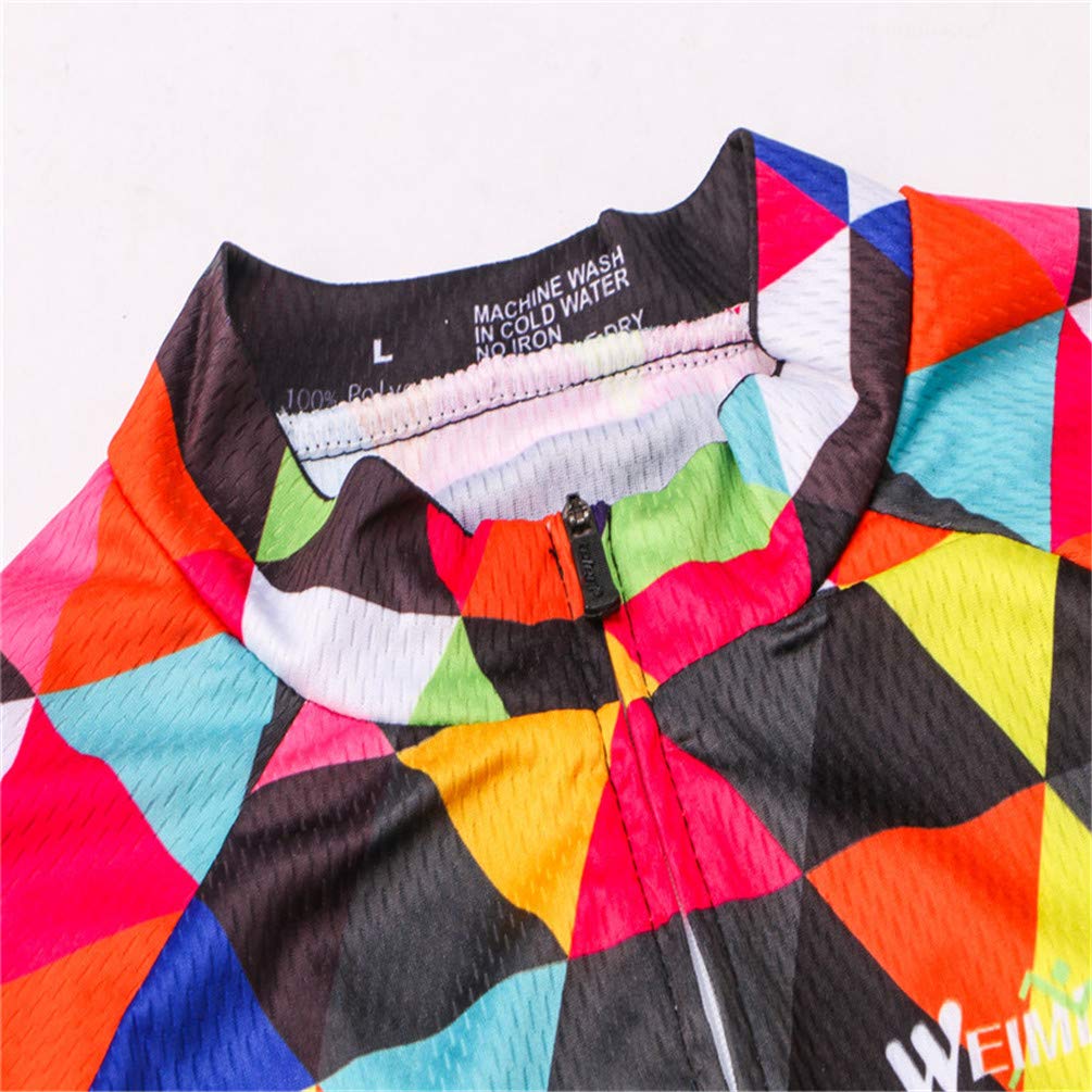 Men's Cycling Jersey Long Sleeve Men Bike Shirt Tops Mountain Bicycle Clothing Quick Dry with 3 Pockets