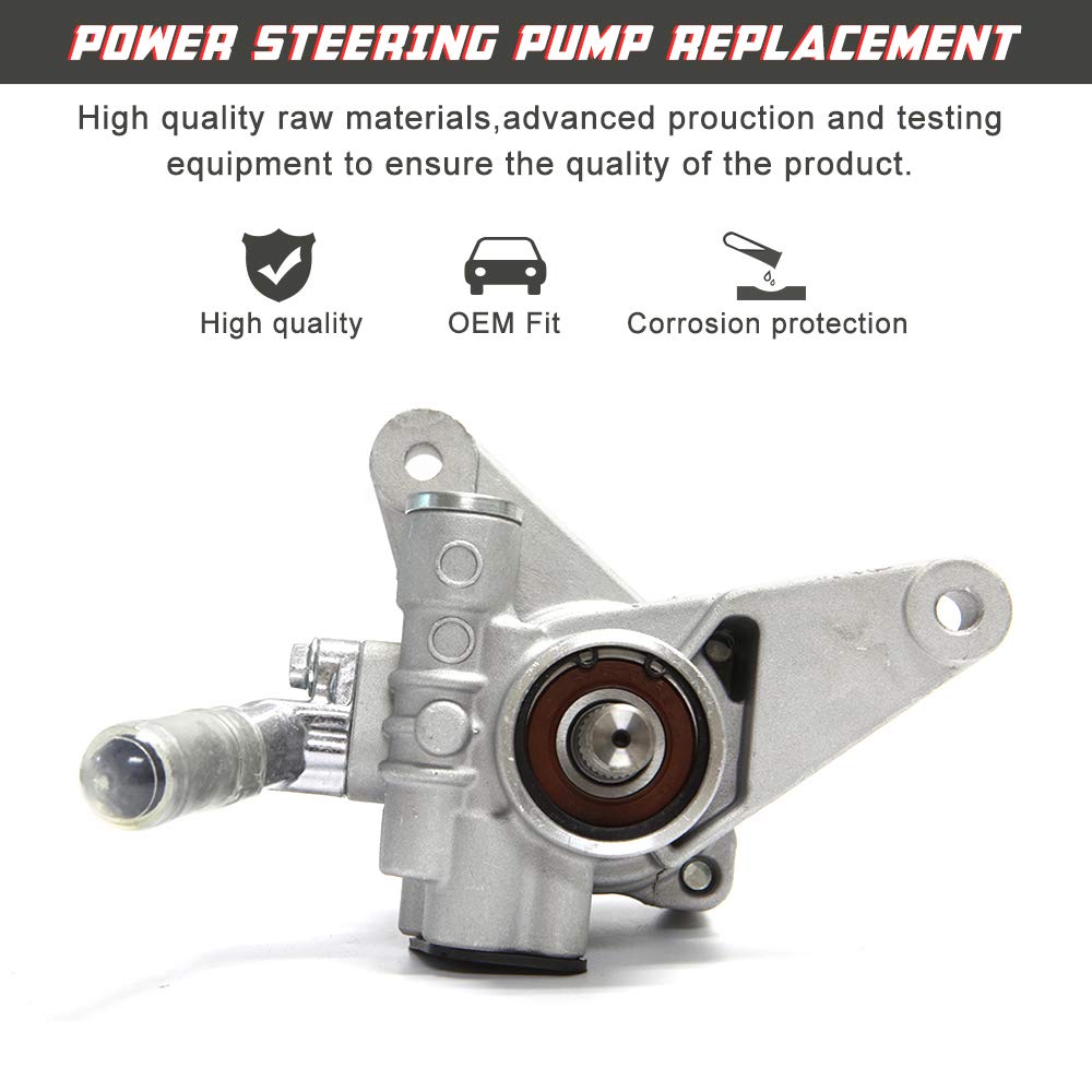 Power Steering Pump Replacement 21-5290 for 1999-2003 Acura TL 2003 2004 2001-2003 Acura CL, 2001-2002 Acura MDX Pilot with OE Replace Part # 21-5290 56110-PGK-A01 56110-P8E-A01 56110-PVF-A01