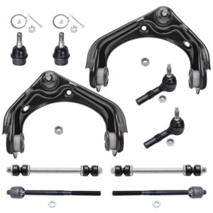 detroit axle - front end 10pc suspension kit for 2006-2010 ford explorer mercury mountaineer 2007-2010 explorer sport trac, 2 upper control arms 2 lower ball joints 2 sway bars 4 tie rods replacement