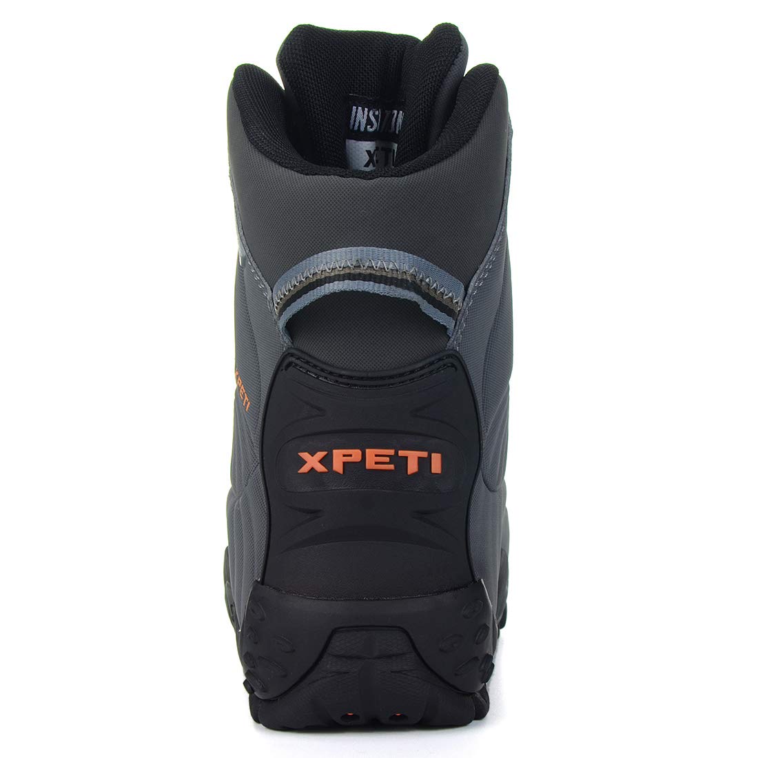 XPETI Men’s Thermator Mid-Rise Waterproof Lightweight Hiking Boot Insulated Non-Slip Grey 8.5