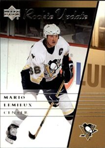 2002-03 upper deck rookie update #79 mario lemieux nhl hockey trading card