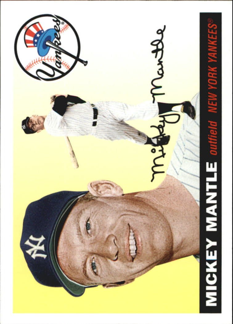 2011 Topps 60 Years Of Topps The Lost Cards #60YOTLC-8 Mickey Mantle New York Yankees Baseball Card NM-MT