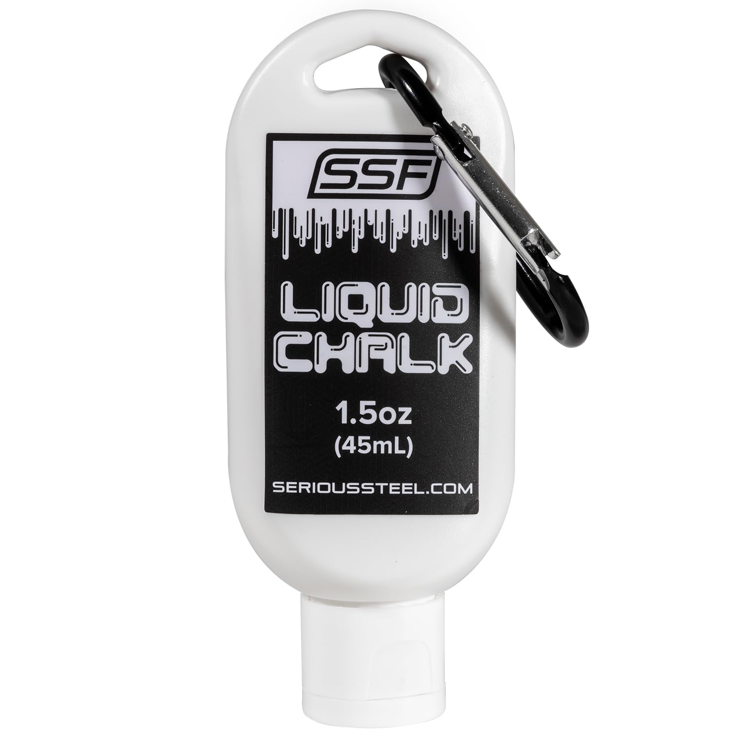 SERIOUS STEEL FITNESS Liquid Chalk/Weightlifting Liquid Chalk (1.5 oz / 45 ml) Powerlifting, Weightlifting, Rock Climbing, Cross Training Chalk