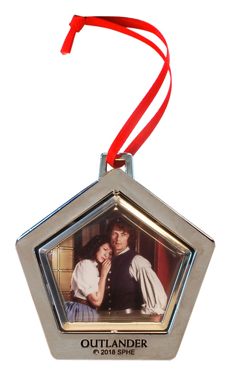 Outlander Christmas Metal Ornament (Happy Holiday)