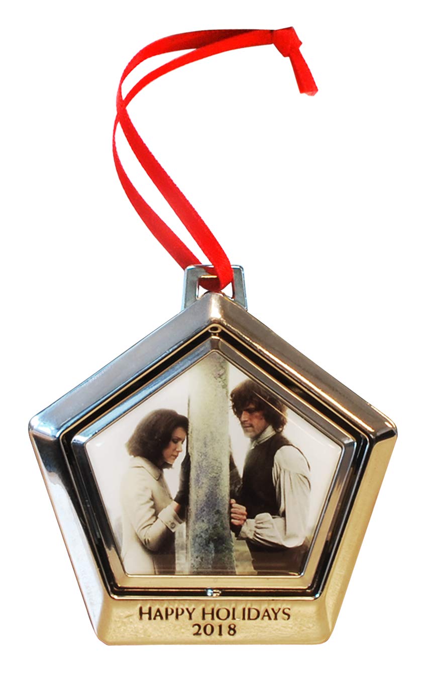 Outlander Christmas Metal Ornament (Happy Holiday)