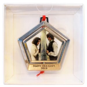 Outlander Christmas Metal Ornament (Happy Holiday)